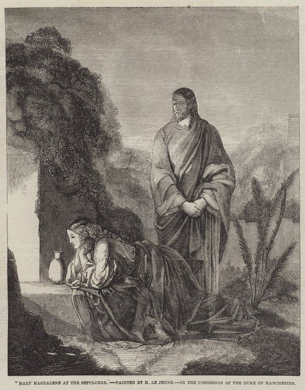 Maria Madalena no Sepulcro de Henry Le Jeune