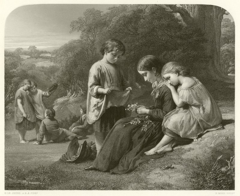 Flores da primavera de Henry Le Jeune