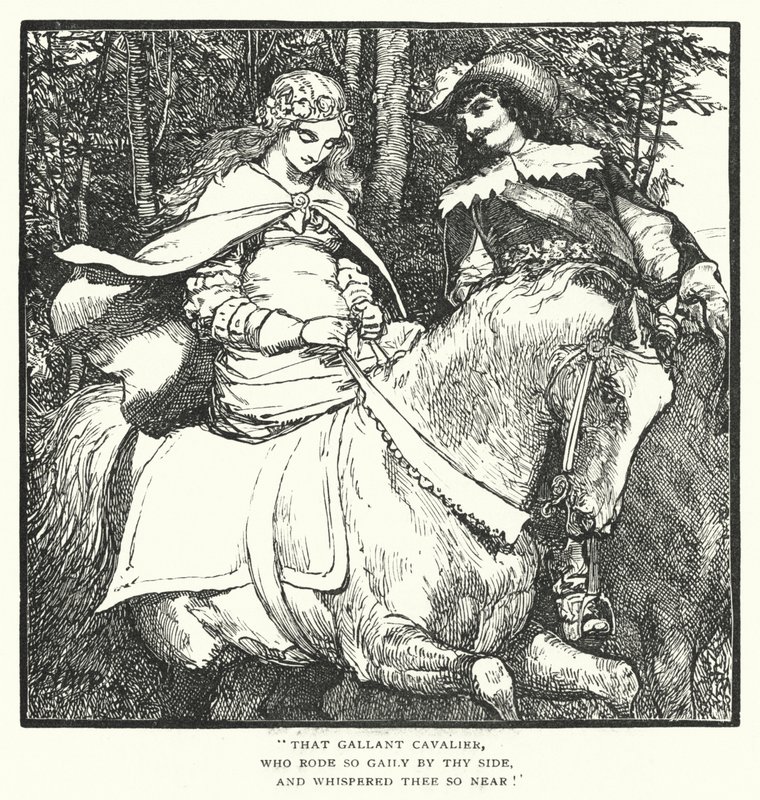 Fair Ines (gravura) de Henry Marriott (after) Paget