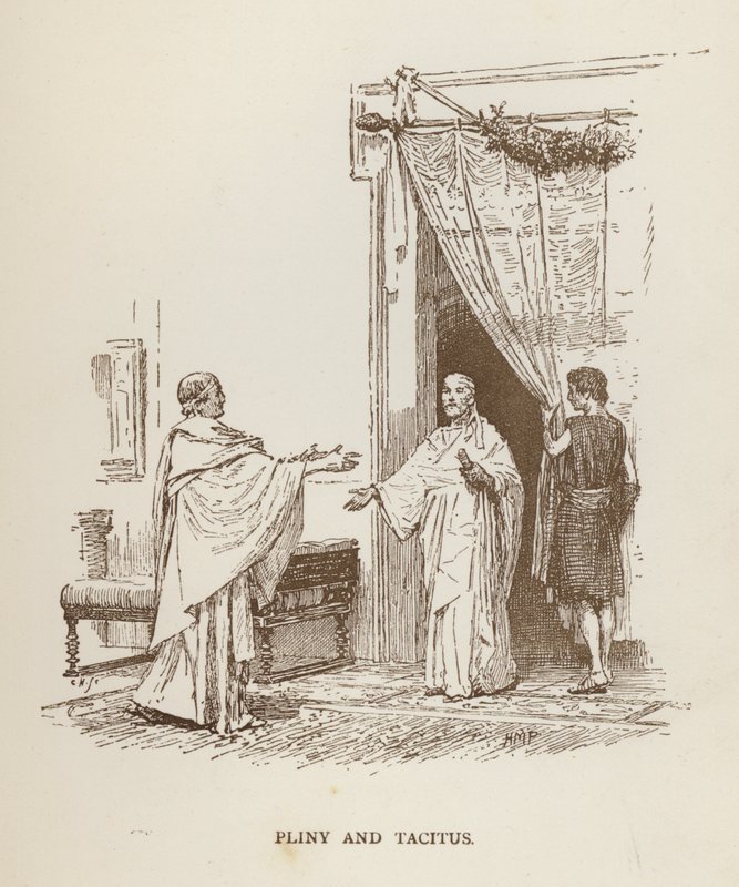 Pliny e Tacitus (litho) de Henry Marriott (after) Paget