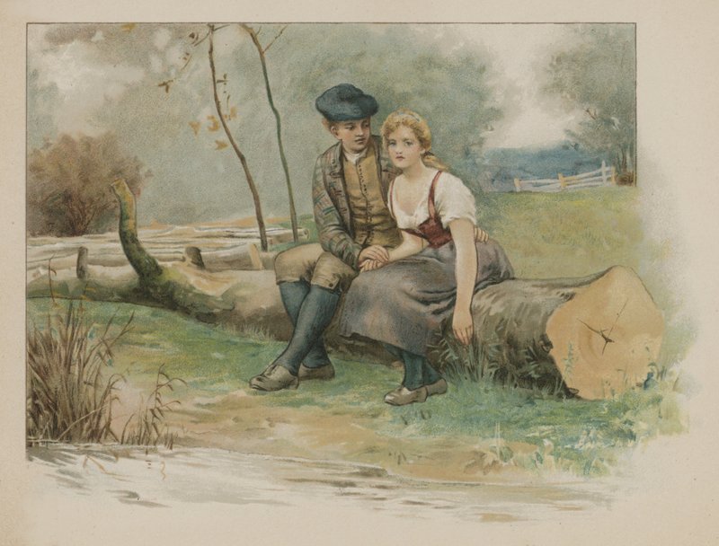 Highland Mary (cromolitho) de Henry Marriott Paget
