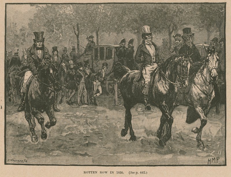 Fila podre, Hyde Park, Londres, em 1830 de Henry Marriott Paget