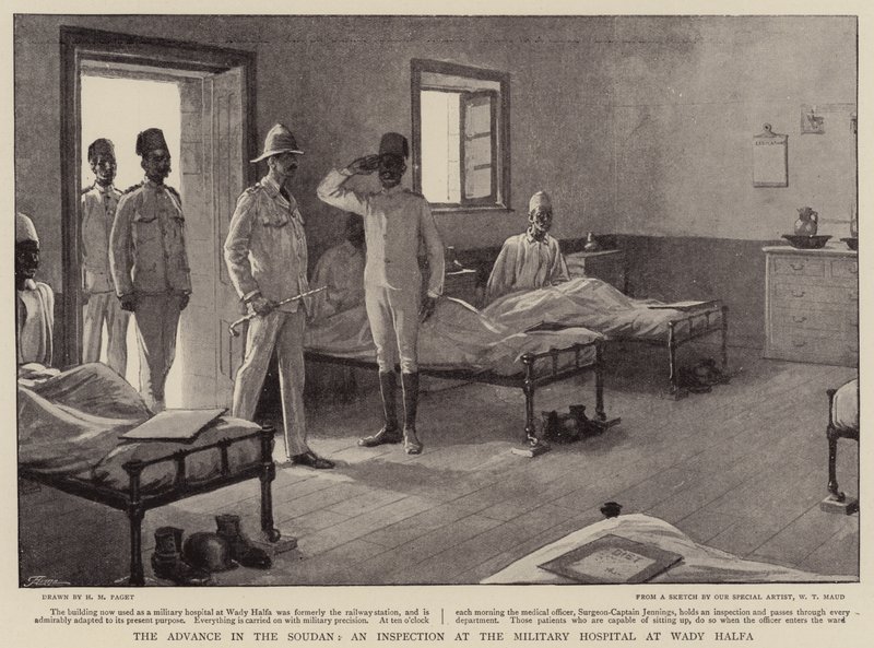 O avanço no Sudão, uma inspeção no Hospital Militar de Wady Halfa de Henry Marriott Paget