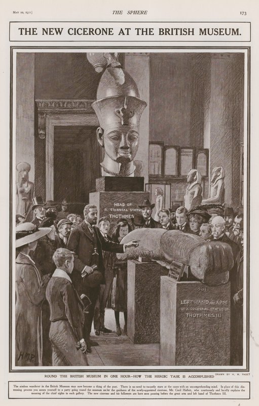 O novo Cicerone no Museu Britânico de Henry Marriott Paget
