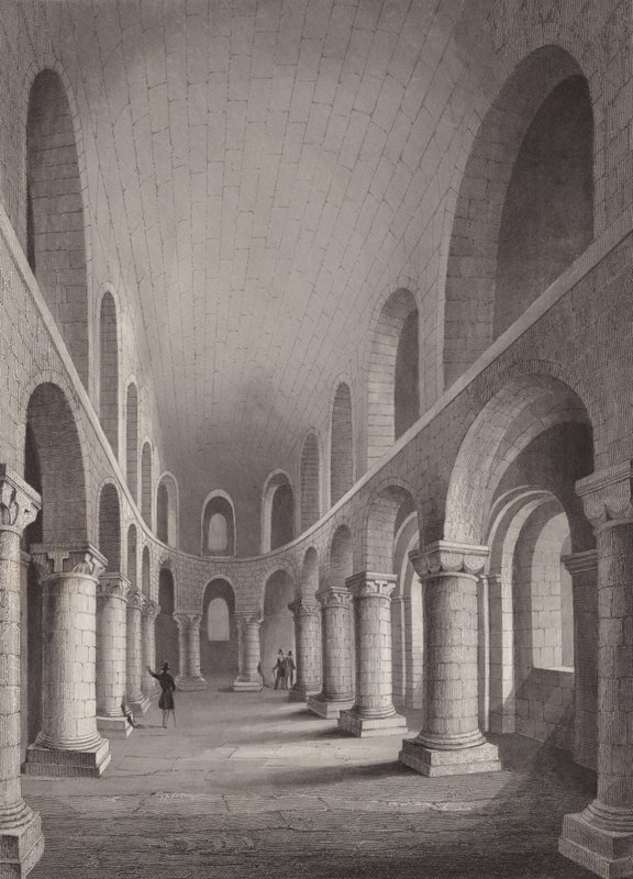 A Capela Normanda de São João, Torre de Londres (gravura) de Henry Melville