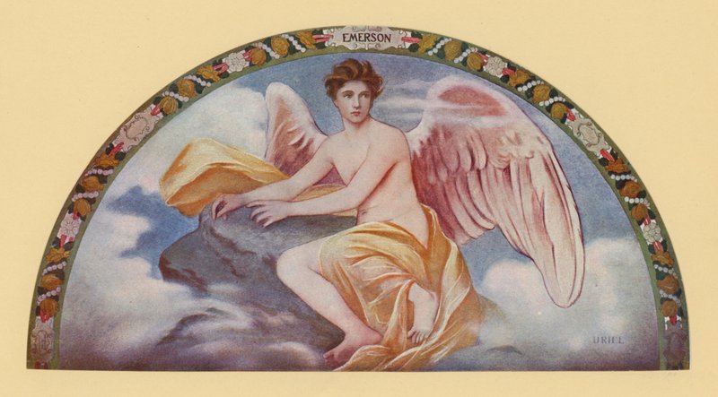 Uriel de Emerson (litografia a cores) de Henry Oliver Walker
