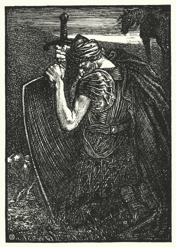 Poema de Matthew Arnold: Sohrab e Rustum (gravura) de Henry Ospovat