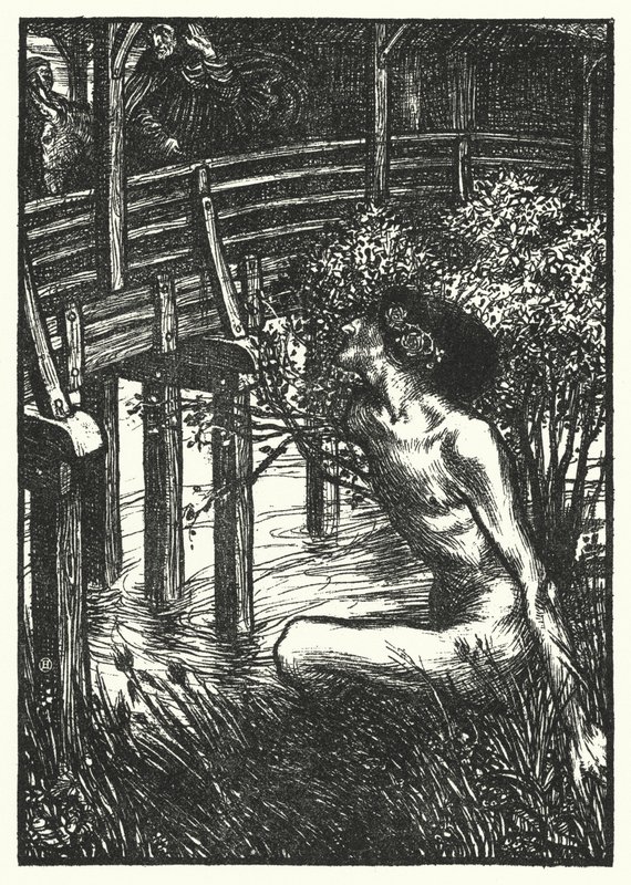 Poema de Matthew Arnold: O Neckan (gravura) de Henry Ospovat