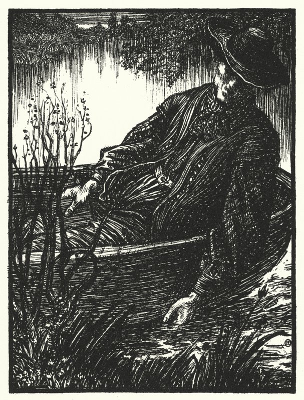 Poema de Matthew Arnold: O Cigano Escolar (gravura) de Henry Ospovat