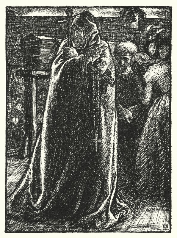 Canção de Shakespeare: "Fear no more" (litho) de Henry Ospovat