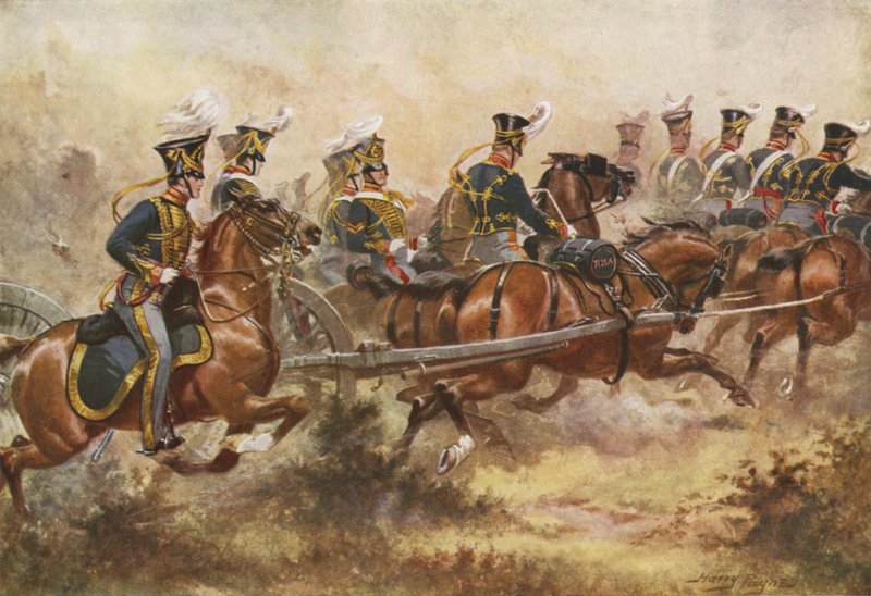 Artilharia Real a Cavalo, c1832 de Henry Payne