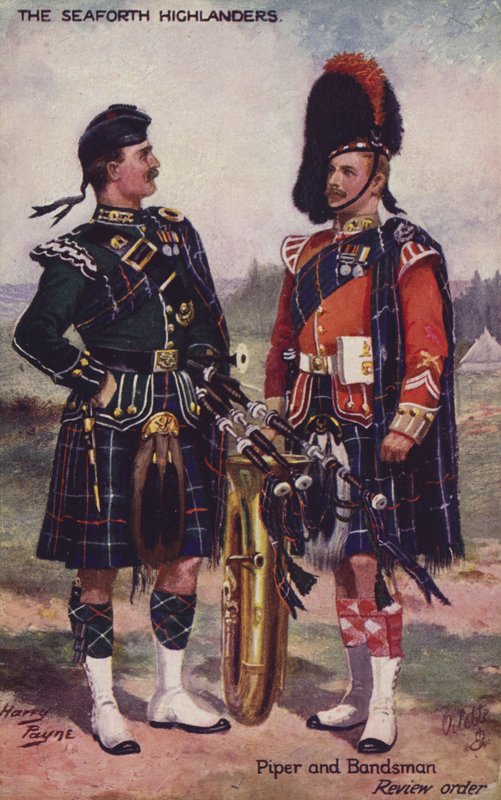 Os Highlanders de Seaforth de Henry Payne