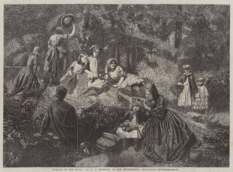 Férias na floresta de Henry Peach Robinson