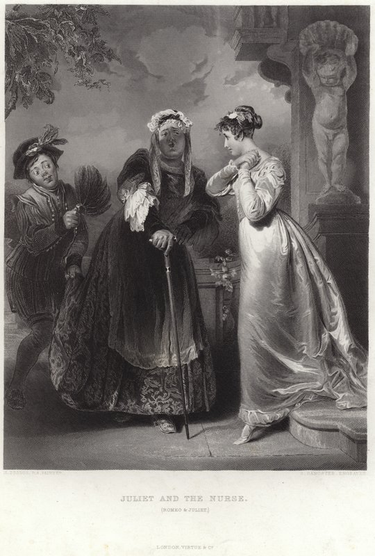 Julieta e a enfermeira de Henry Perronet Briggs