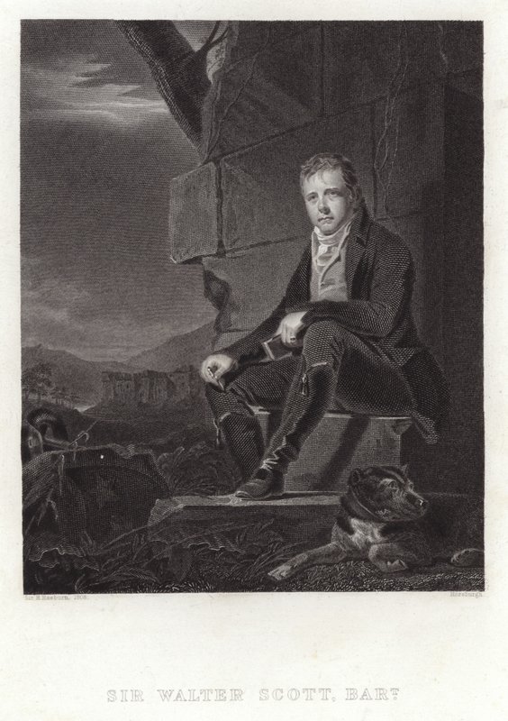 Retrato de sir walter scott de Henry Raeburn