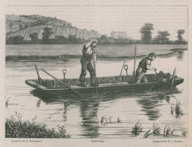 Lastro no rio Tamisa de Henry Robert Robertson