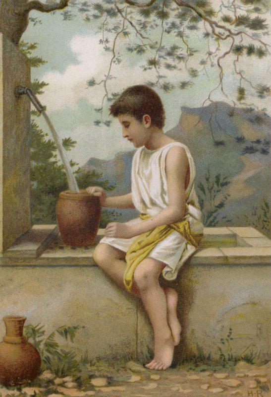 Benjamin (chromolitho) de Henry Ryland