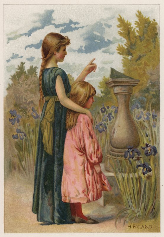 Hora a Hora (cor litho) de Henry Ryland