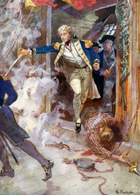 A Batalha de São Vicente de Henry Sandham