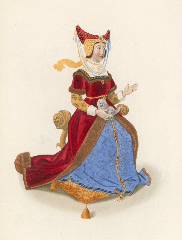 Constancia, duquesa de Lancaster, esposa de John de Gaunt, c 1525 de Henry Shaw