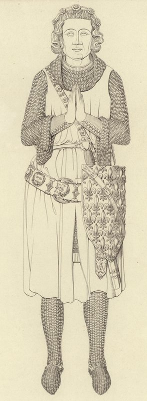Efígie de Charles Compte Dé Etampes, c 1336 de Henry Shaw