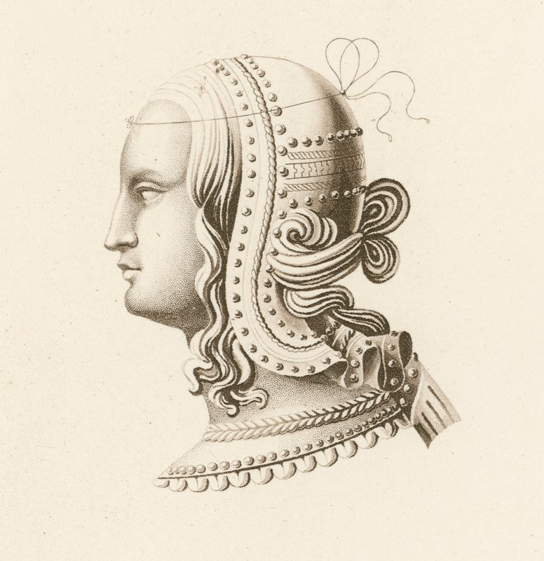 Vestido de cabeça IV, início do século XVI de Henry Shaw