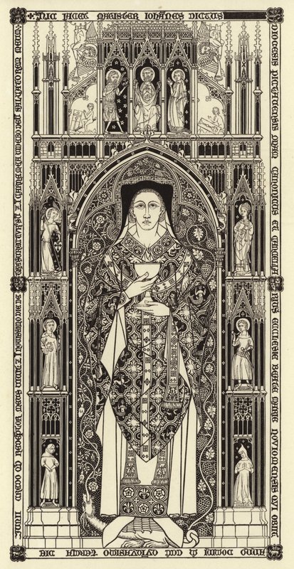 Laje incisa, c 1350 de Henry Shaw