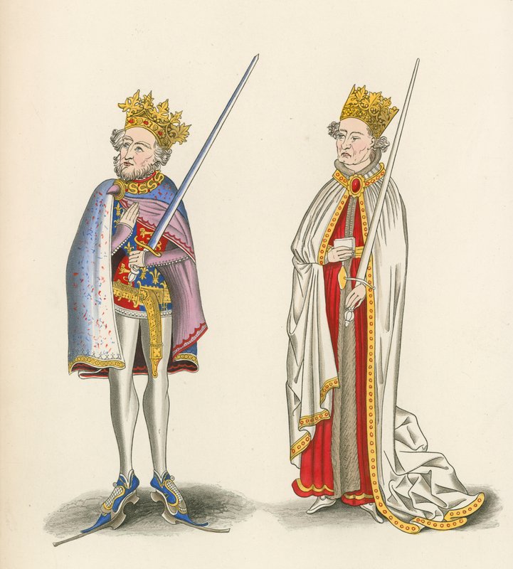 Rei João e o Rei Henrique I, c 1440 de Henry Shaw