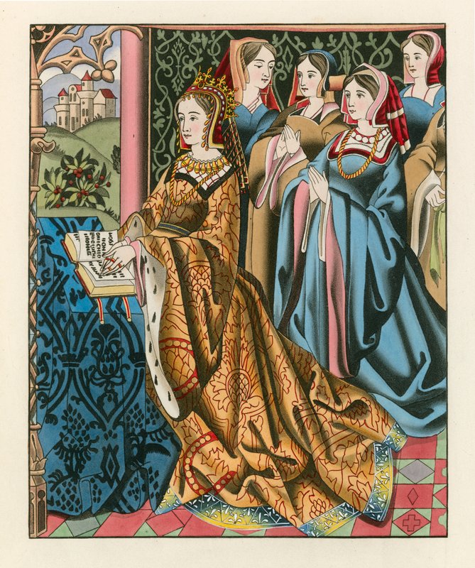 Margarida, Rainha de Henrique VI e sua corte, meados do século XV de Henry Shaw