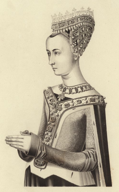Margaret, rainha de James III da Escócia, cerca de 1483 de Henry Shaw