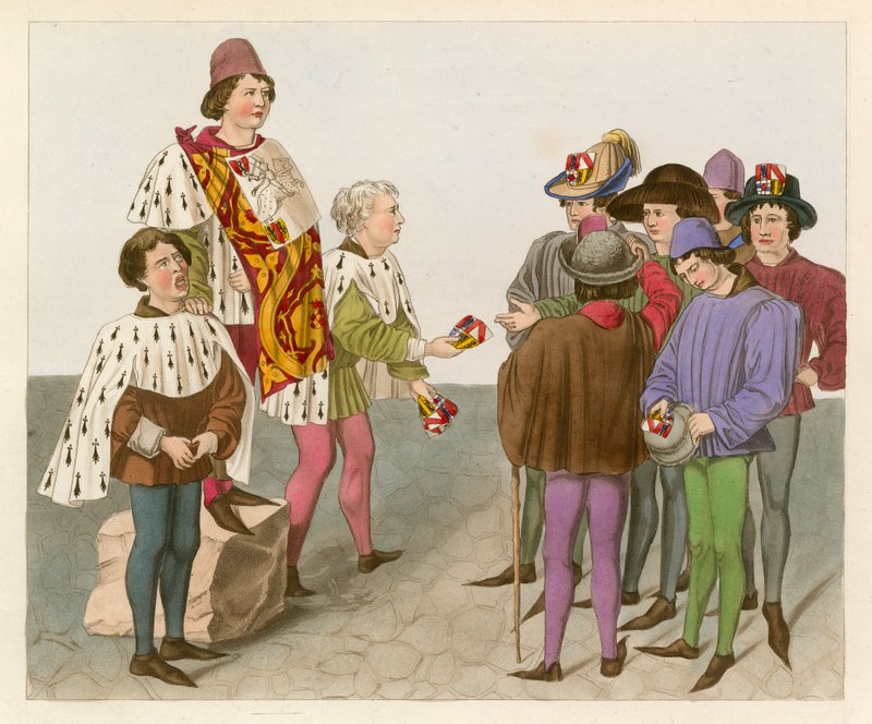 Proclamação de um torneio, 1450 de Henry Shaw