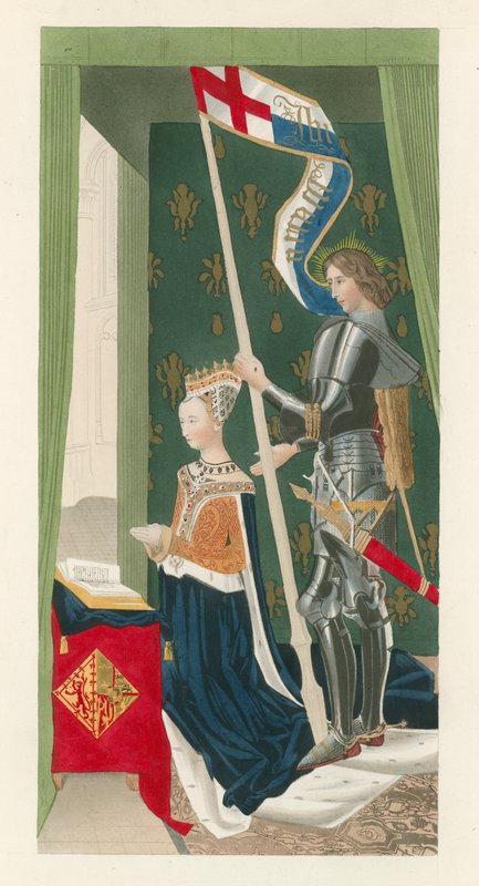 Rainha Margarida da Escócia, c 1483 de Henry Shaw
