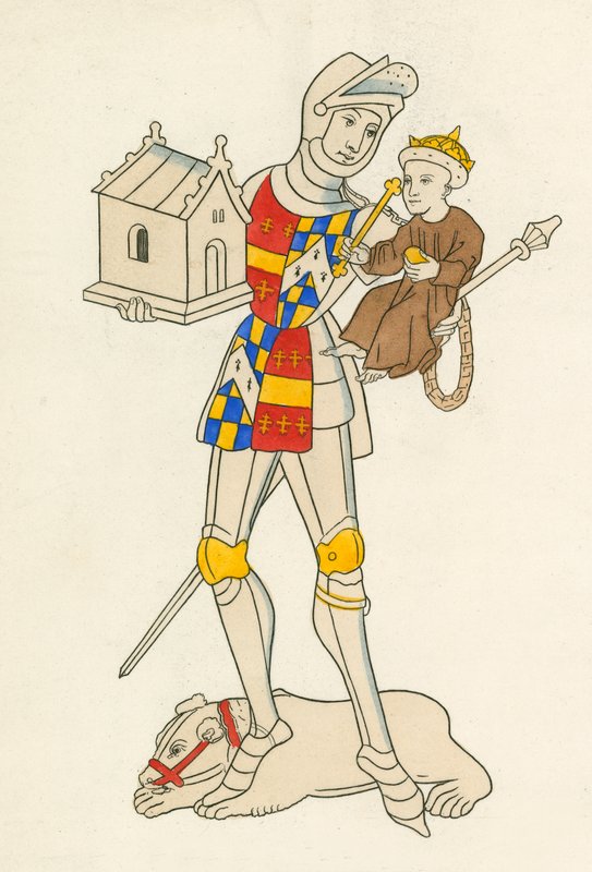 Richarde de Beauchamp, conde de Warwick 1483-5 de Henry Shaw
