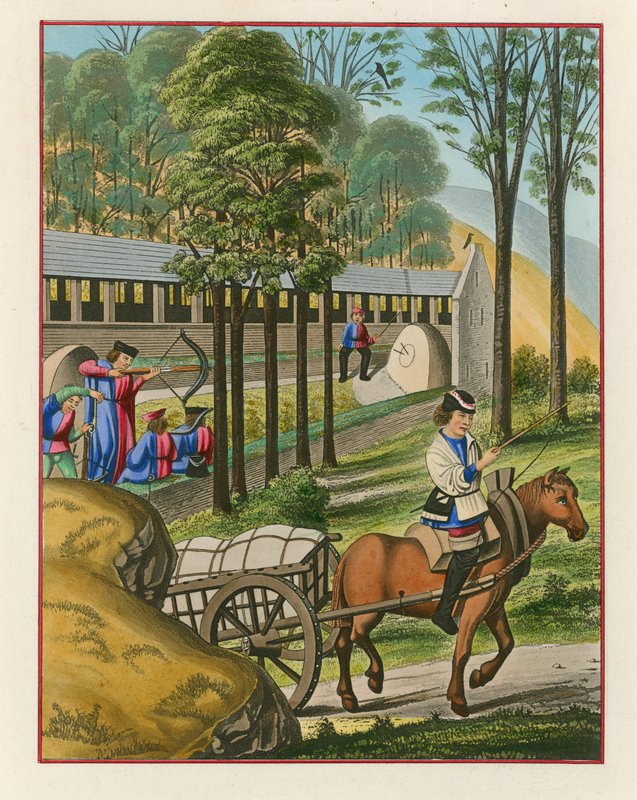Tiroteio na bunda, 1496 de Henry Shaw