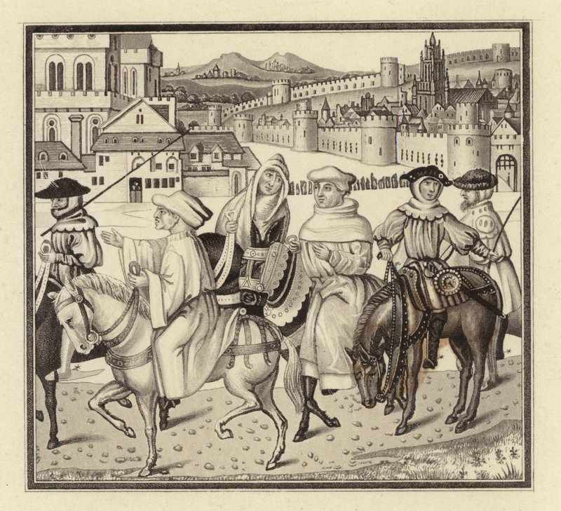 A peregrinação de Canterbury de Henry Shaw