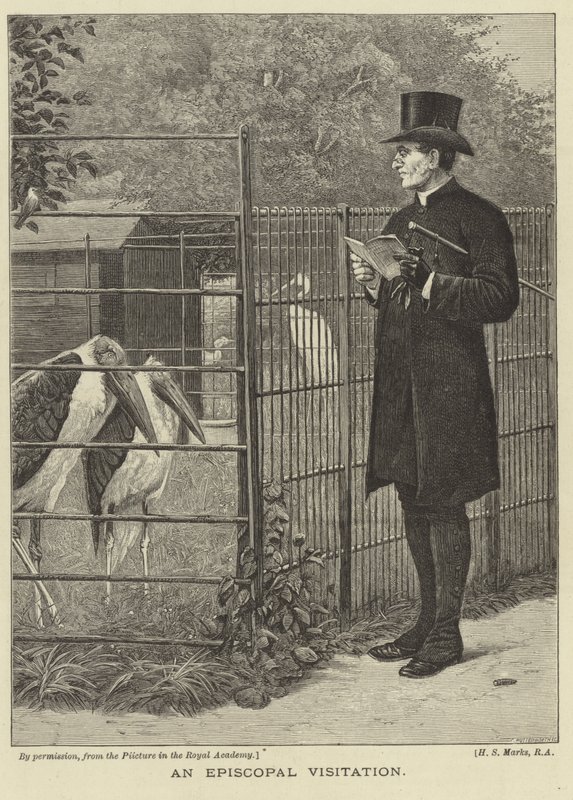 Uma visita episcopal de Henry Stacey Marks