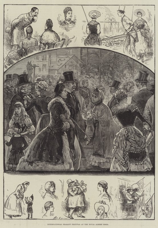Festival Internacional de Camponeses no Royal Albert Hall de Henry Stephen Ludlow