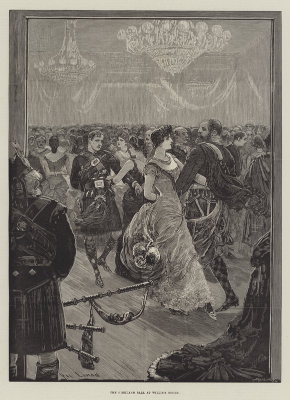 O Baile das Terras Altas nos Salões do Willis de Henry Stephen Ludlow