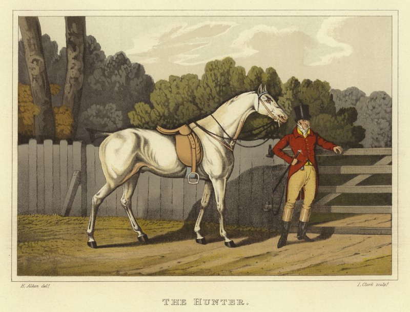 Caçador (cromolito) de Henry Thomas Alken