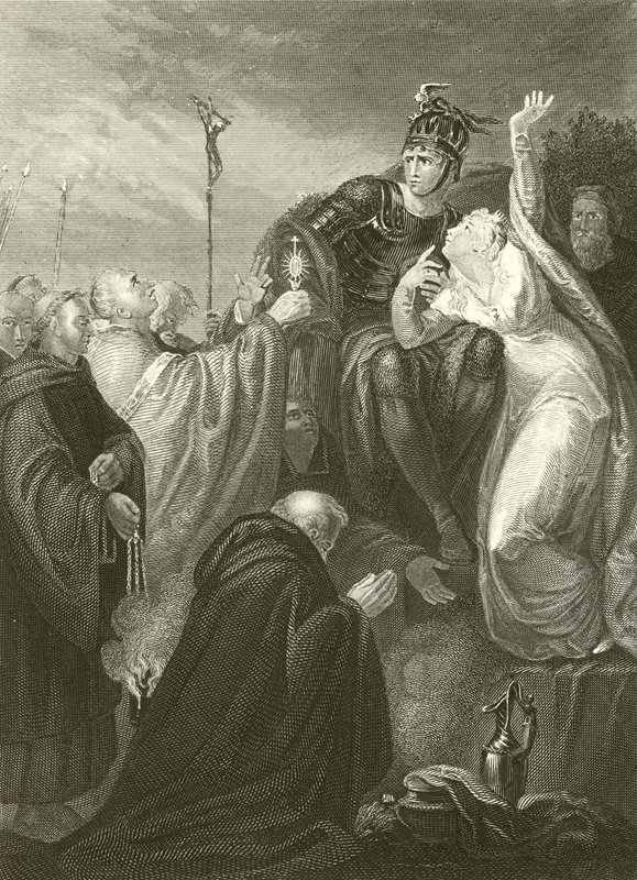 Santo Agostinho antes de Ethelbert de Henry Tresham