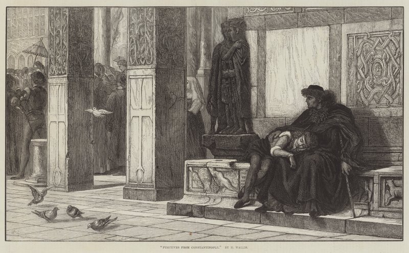 Fugitivos de Constantinopla de Henry Wallis