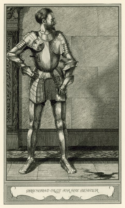 The White Devil, de John Webster: Brachiano chama pelo seu Castor (litho) de Henry Weston Keen