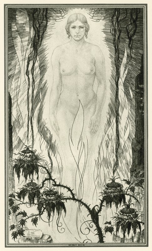 The White Devil, de John Webster: O Diabo Branco (litho) de Henry Weston Keen