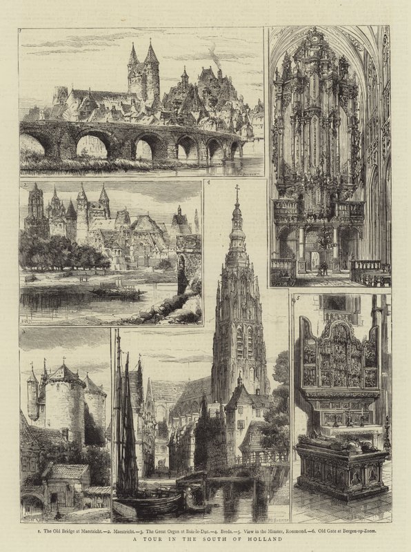 Um tour no sul da Holanda de Henry William Brewer