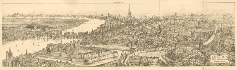Uma visão de Londres no tempo do rei Henrique VIII de Henry William Brewer