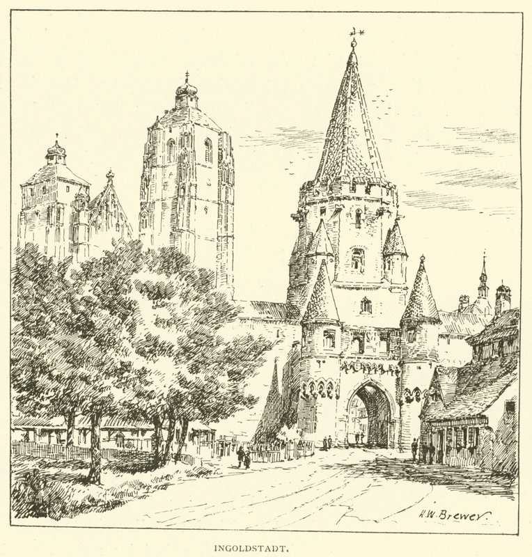 Ingoldstadt (gravura) de Henry William Brewer