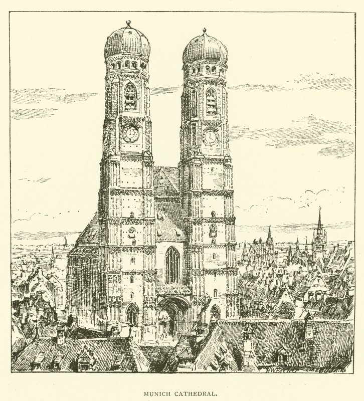 Catedral de Munique (gravura) de Henry William Brewer