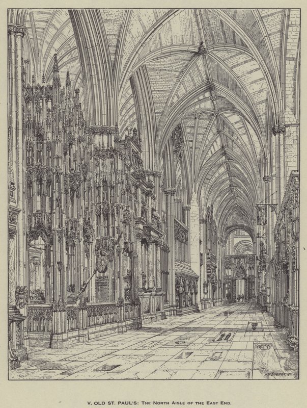 Old St Pauls, o corredor norte do East End de Henry William Brewer