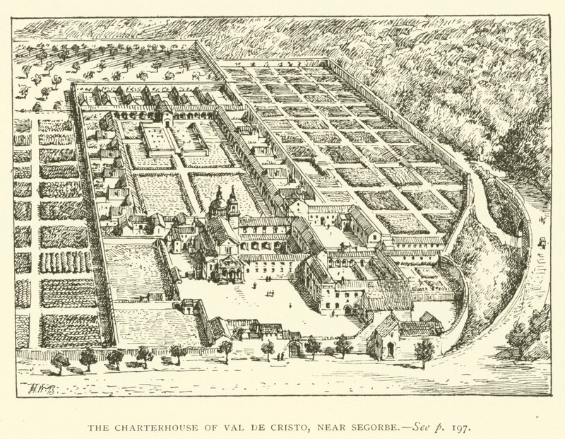 A Casa Fretada do Val de Cristo, perto de Segorbe (gravura) de Henry William Brewer