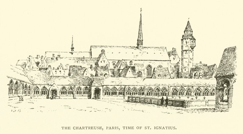 A Chartreuse, Paris, época de Santo Inácio (gravura) de Henry William Brewer